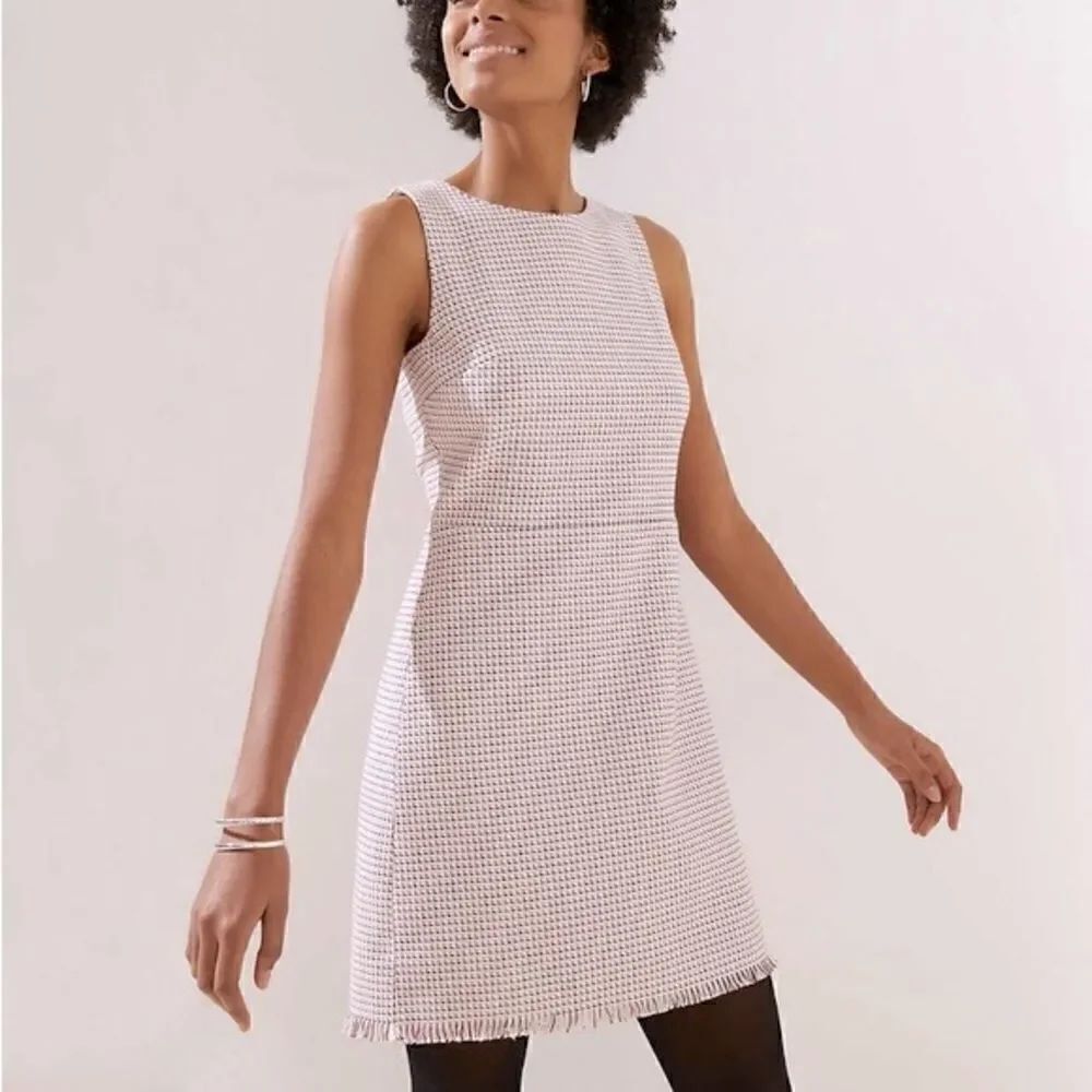 Loft pink Tweed dress